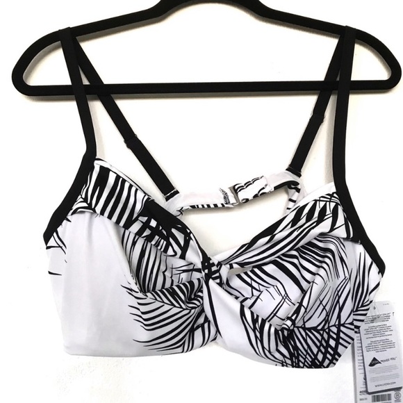 5x$25 NWT Athleta Retro Palm Twist Bikini Top - Picture 7 of 14